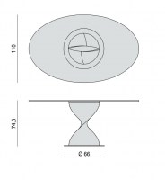 Elika 180 table dimensions